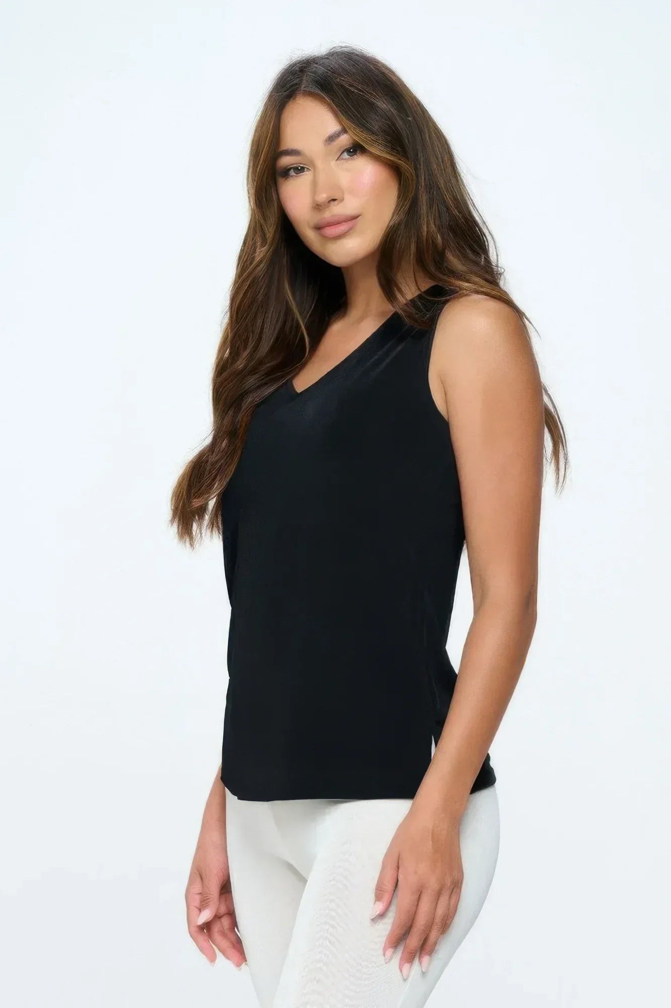 Bns V-nk Bias Tank Top | Mixtshop LLC