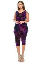 Round Neck Tank Top And Capri Pants Set | Mixtshop LLC