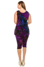 Round Neck Tank Top And Capri Pants Set | Mixtshop LLC