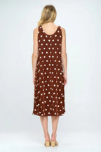 Short Sleeve And Soft Round-neckline Long Dress | Mixtshop LLC