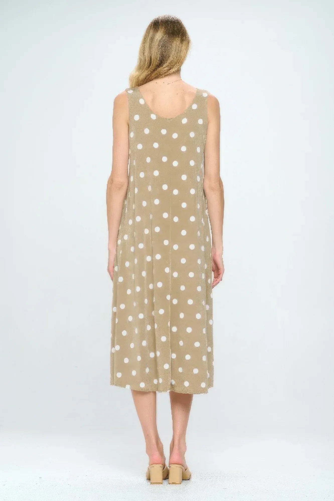 Short Sleeve And Soft Round-neckline Long Dress | Mixtshop LLC