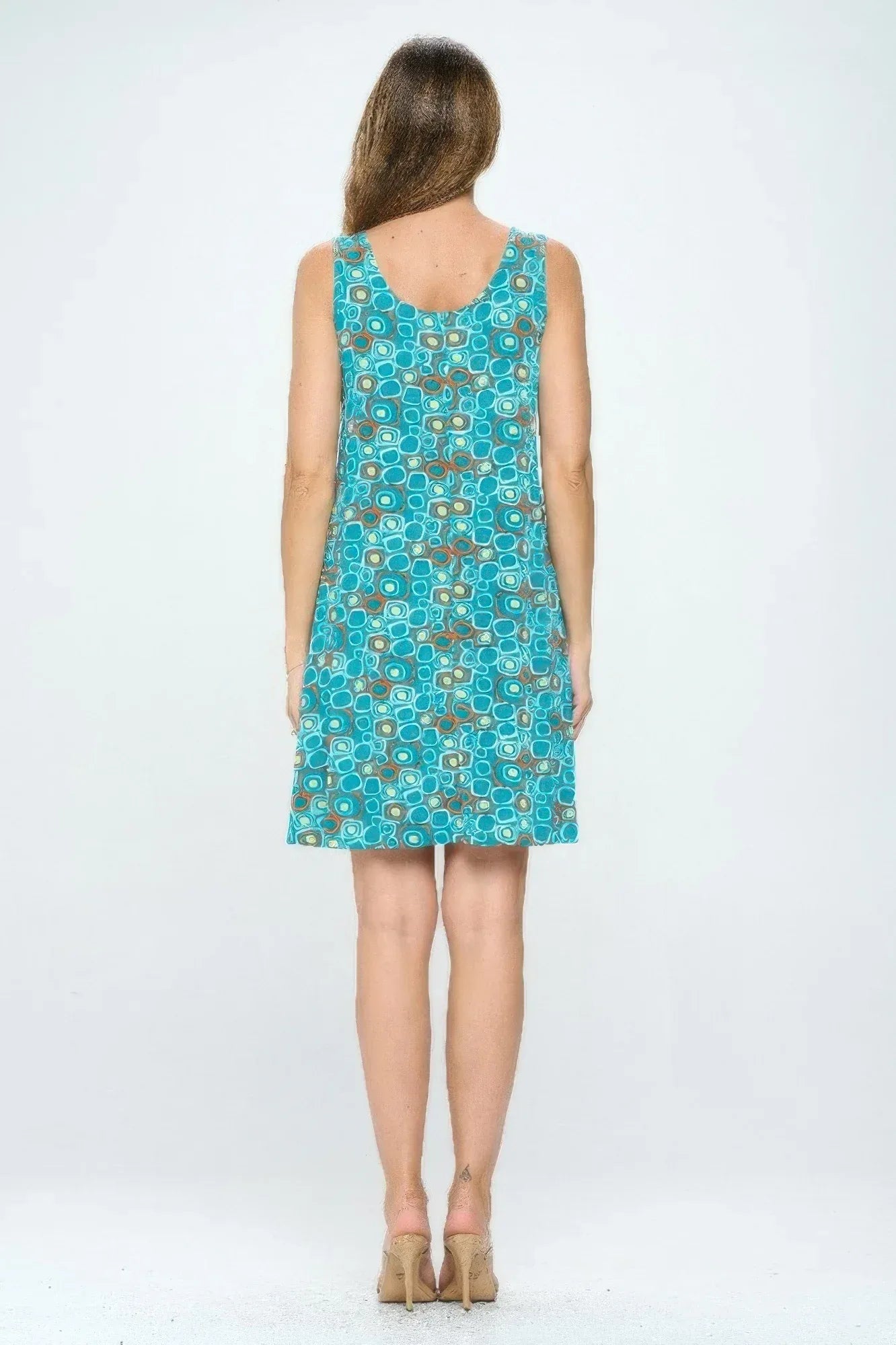 Plus Size Soft Round-neckline Short Dress Secondary image