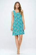Plus Size Soft Round-neckline Short Dress | Mixtshop LLC