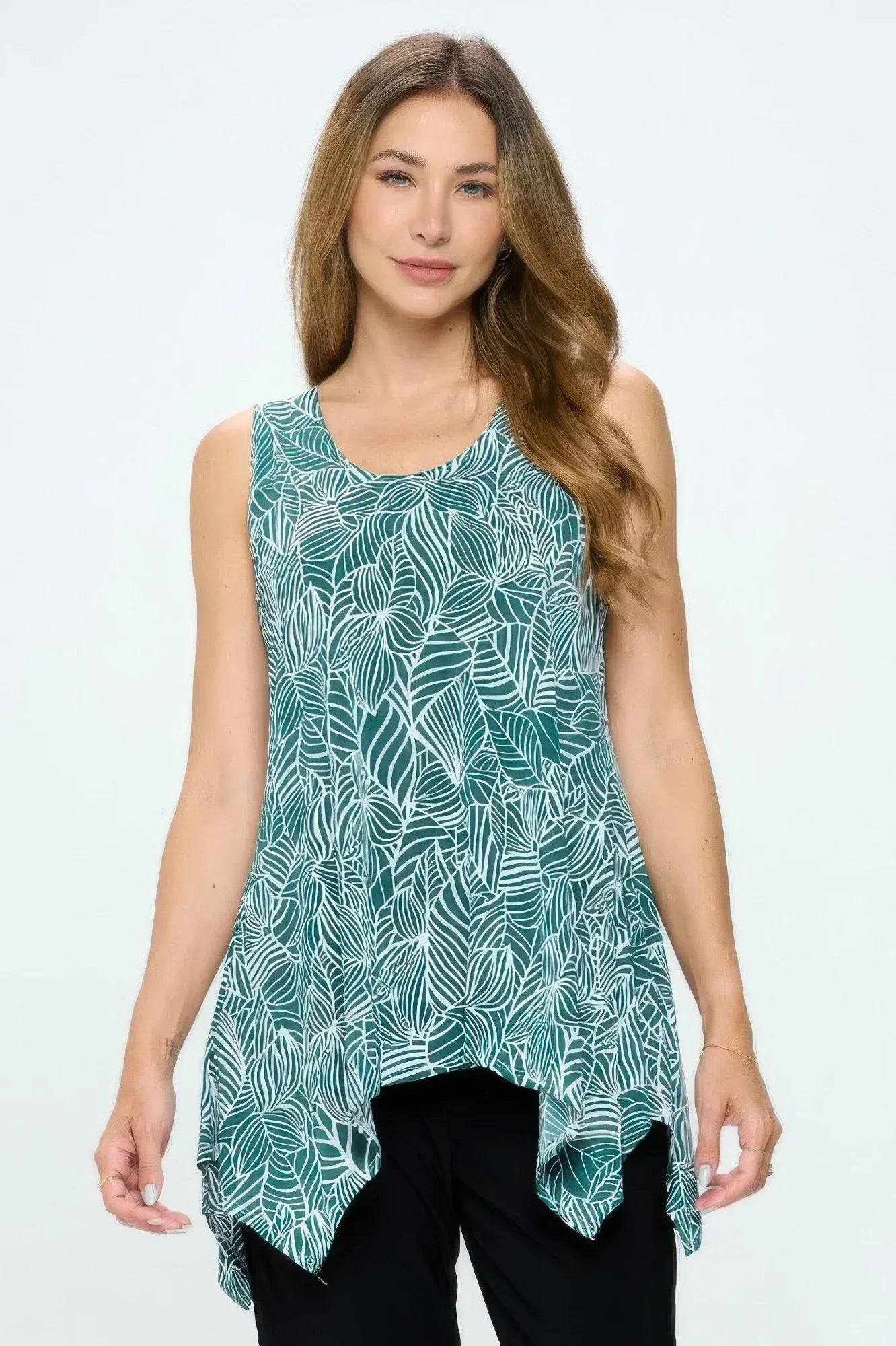 Hit Handkerchief Hem Tank | Mixtshop LLC Main image