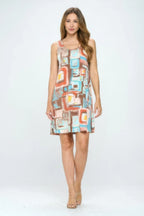 Bns Print Missy Tank Dress | Mixtshop LLC
