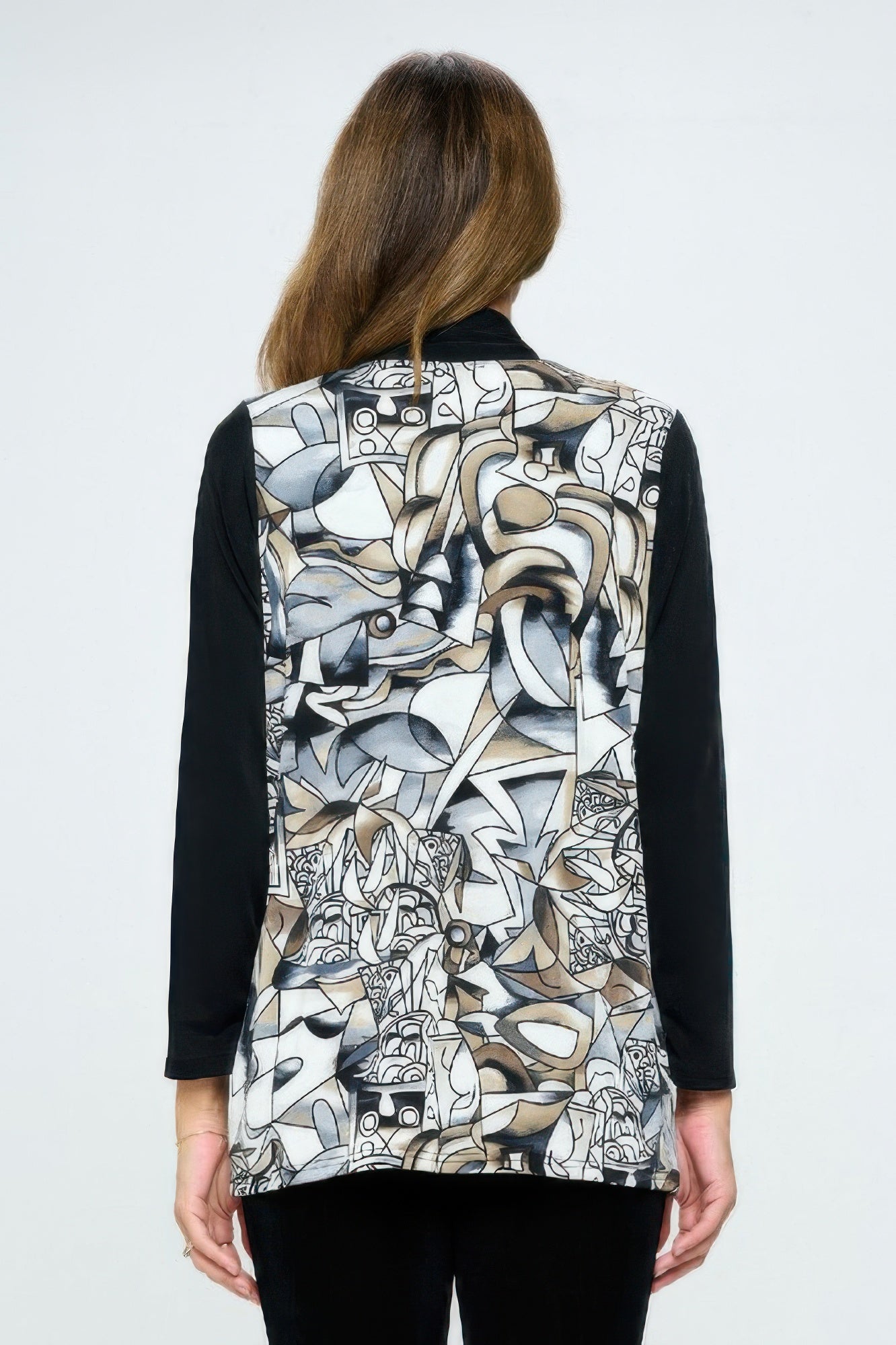 Abstract Contrast Jacket Secondary image