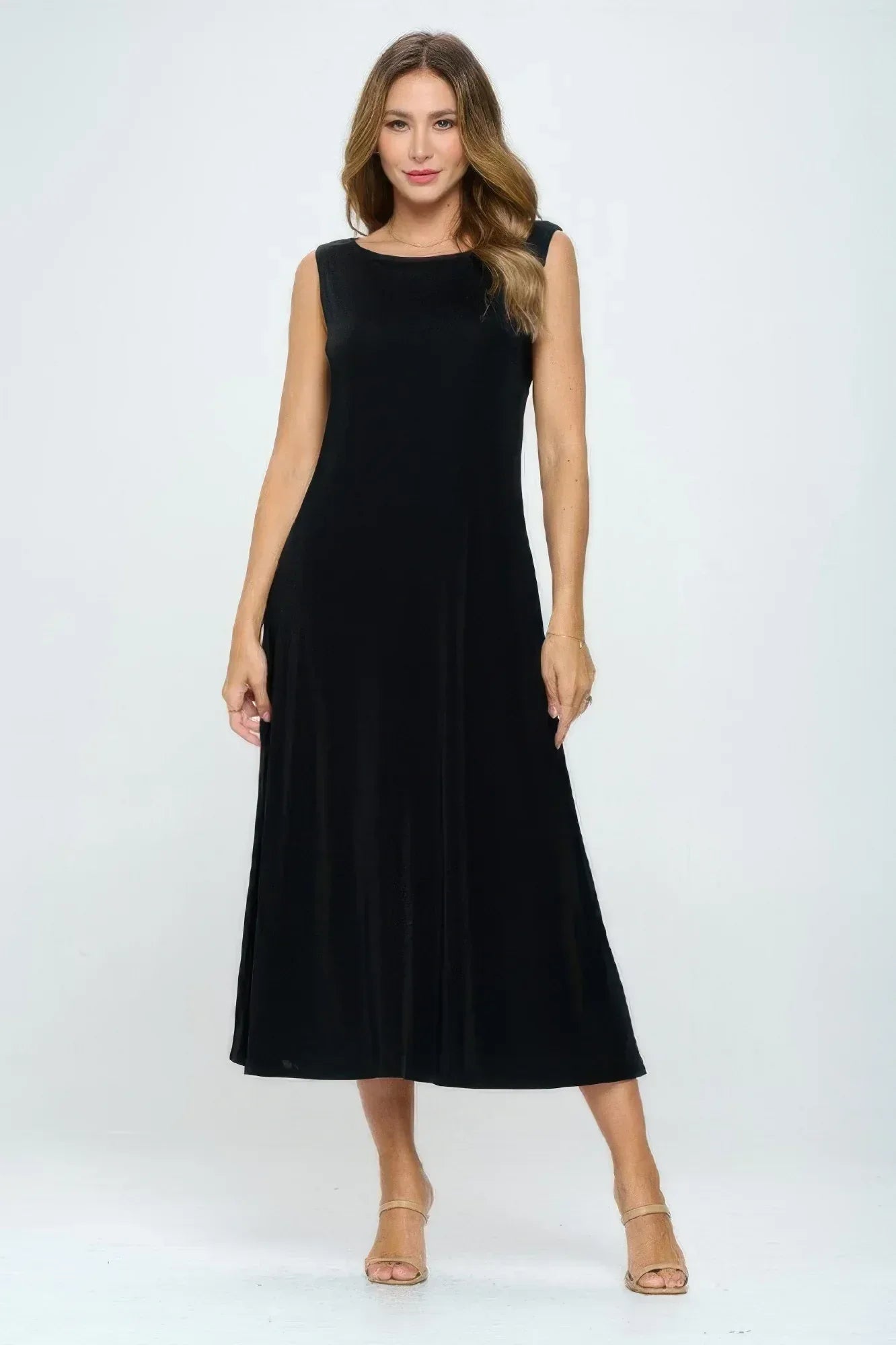 Bns Boat Nk Long Tank Dress | Mixtshop LLC
