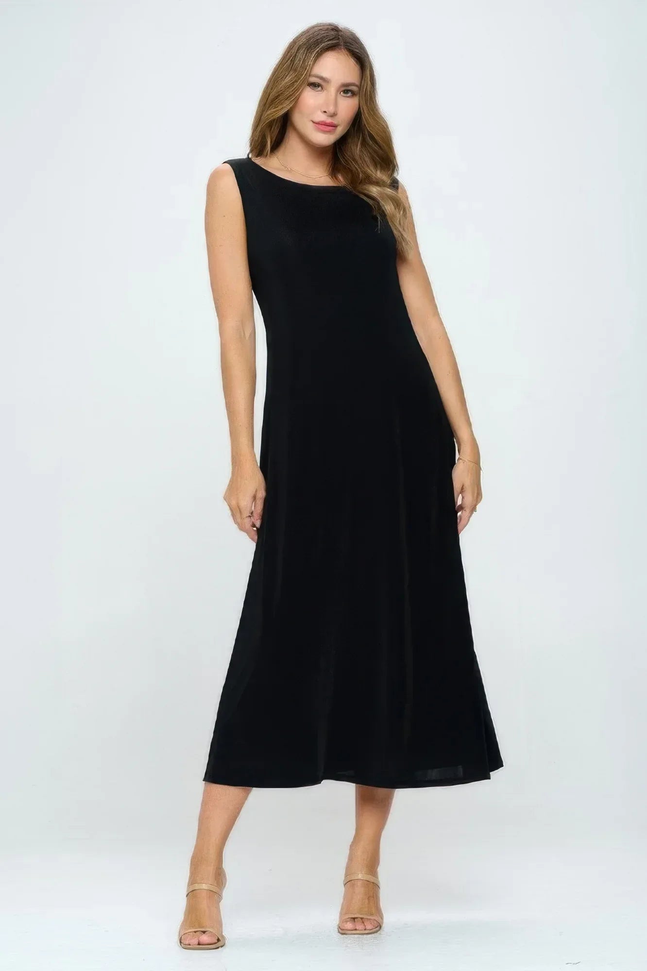 Bns Boat Nk Long Tank Dress | Mixtshop LLC
