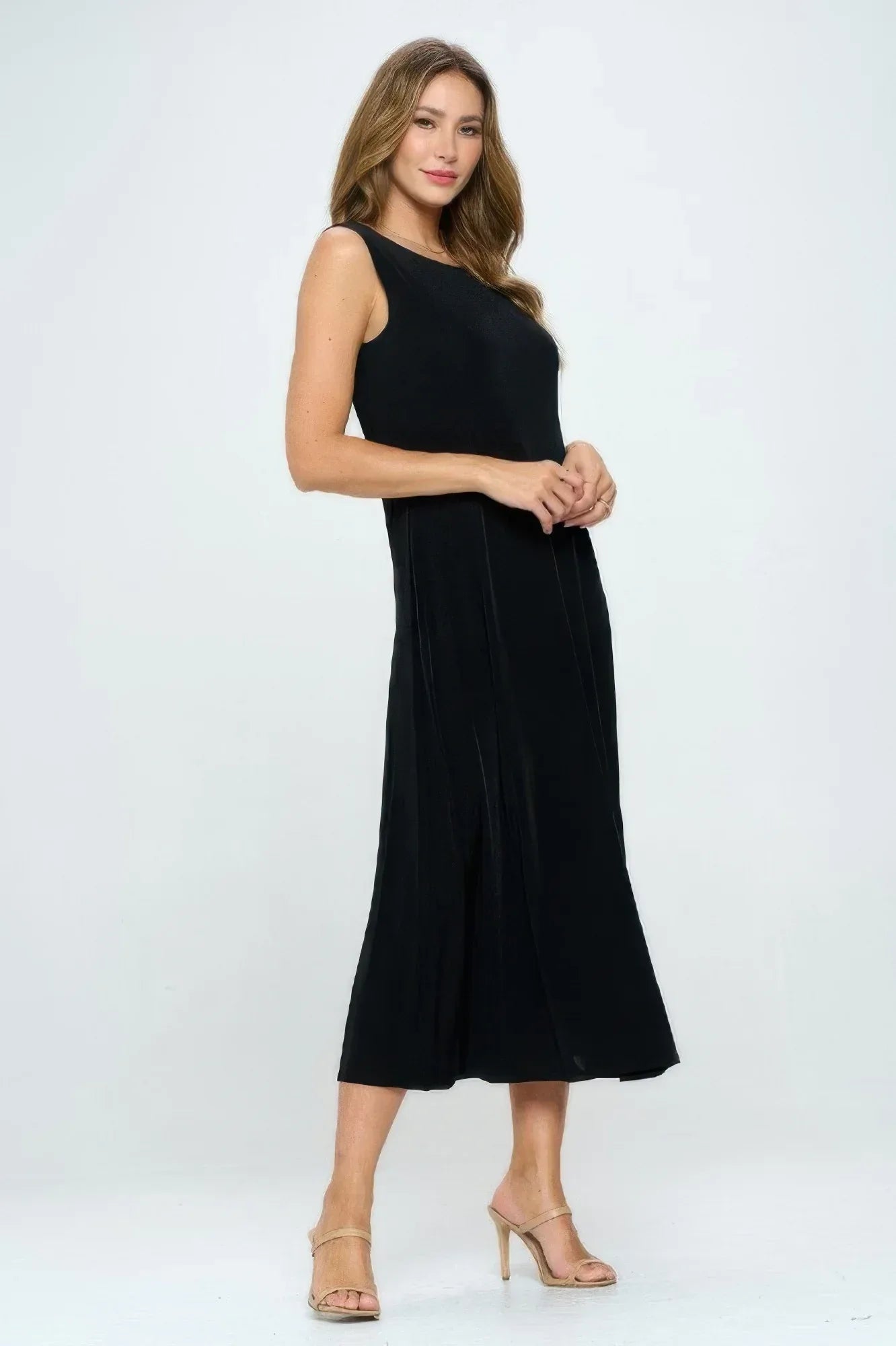 Bns Boat Nk Long Tank Dress | Mixtshop LLC