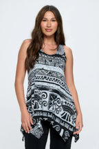 Hit Shark Bite Hem Tank | Mixtshop LLC