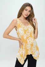 Hit Shark Bite Hem Tank | Mixtshop LLC