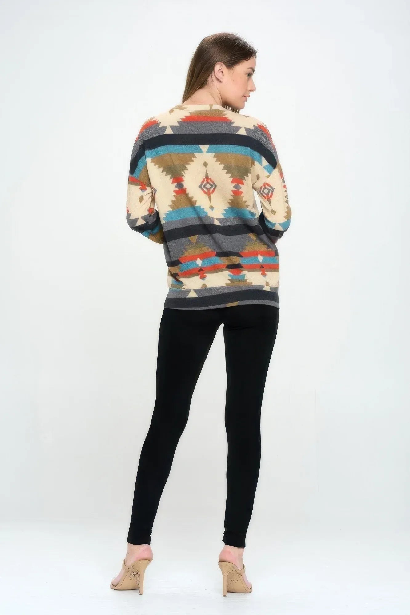 Mir Round Nk Long Sleeve W/ Pocket Top Secondary image