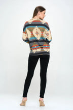 Mir Round Nk Long Sleeve W/ Pocket Top | Mixtshop LLC