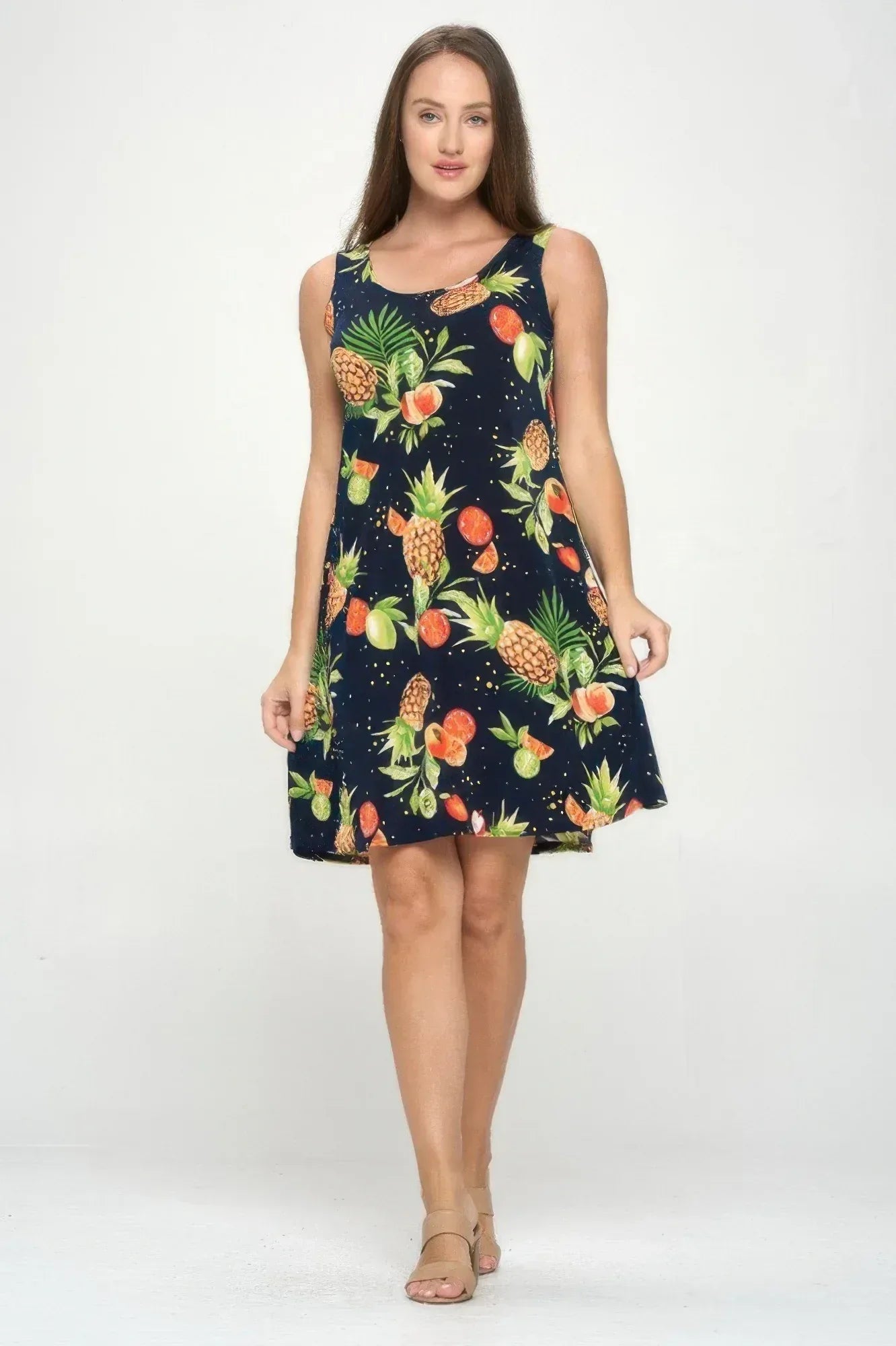 Bns Print Missy Tank Dress | Mixtshop LLC Main image