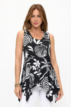 Hit Shark Bite Hem Tank | Mixtshop LLC
