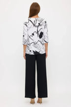 Hit Side Button Sleeve Top | Mixtshop LLC