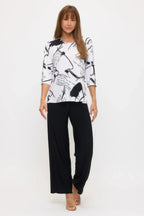 Hit Side Button Sleeve Top | Mixtshop LLC