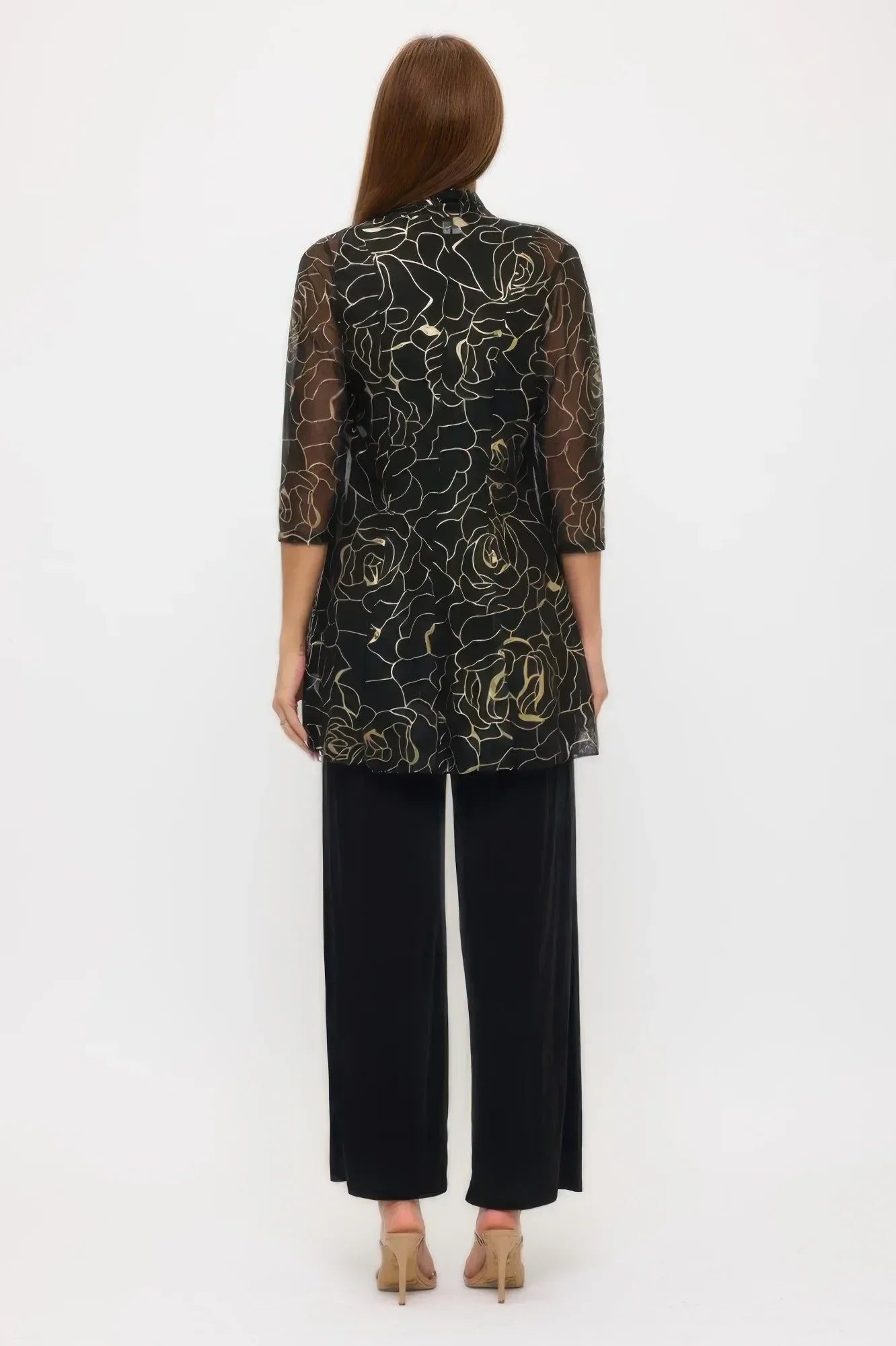 Plus Size Mesh Foil Princess Jacket | Mixtshop LLC