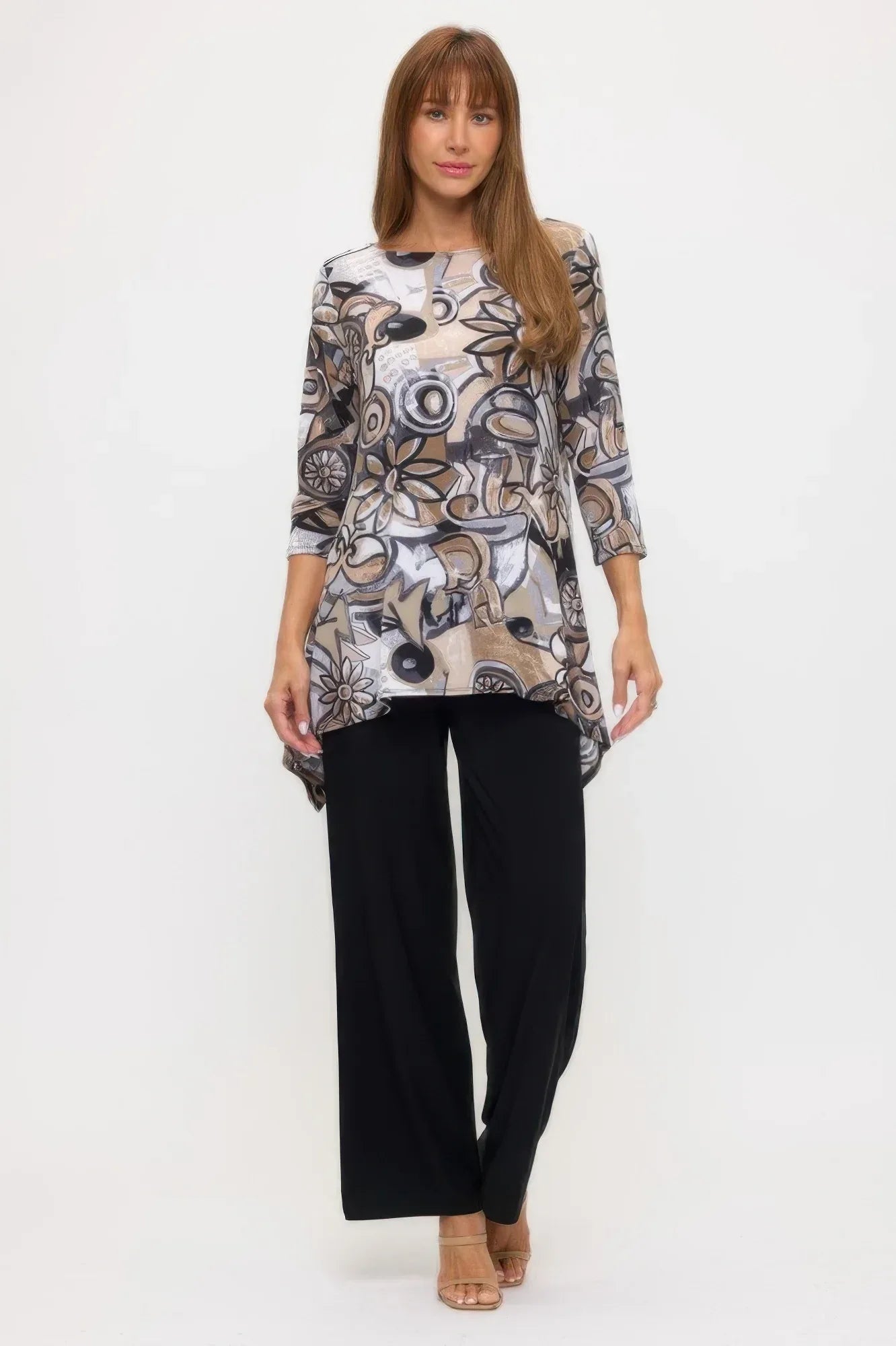 Plus Size Boat Neckline Tunic | Mixtshop LLC