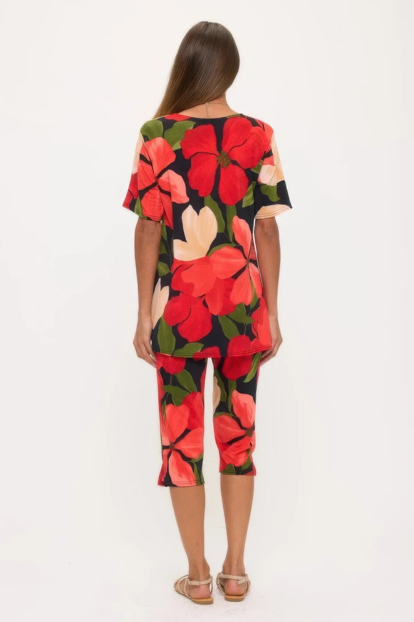 Plus Size Bns Capri Pants Set | Mixtshop LLC