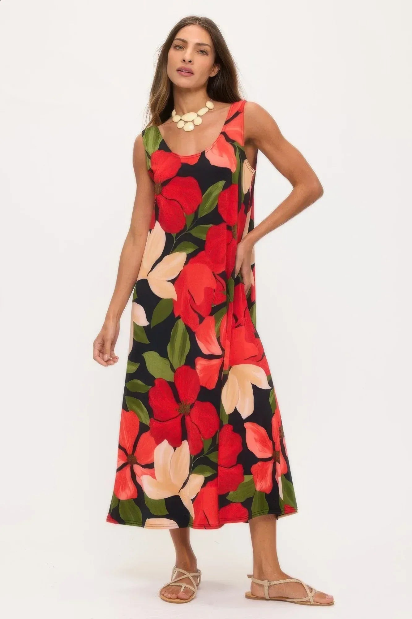 Print Bns Tank Long Dress Secondary image