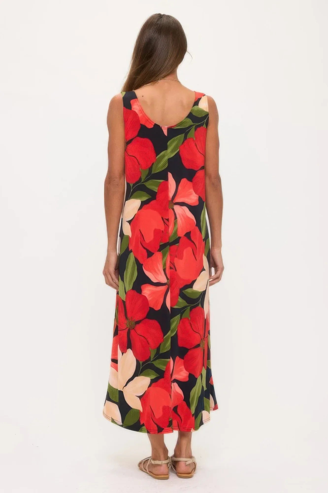Print Bns Tank Long Dress | Mixtshop LLC
