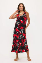 Print Bns Tank Long Dress | Mixtshop LLC
