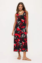Print Bns Tank Long Dress | Mixtshop LLC