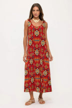 Print Bns Tank Long Dress | Mixtshop LLC
