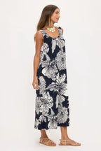 Print Bns Tank Long Dress | Mixtshop LLC
