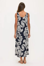 Print Bns Tank Long Dress | Mixtshop LLC