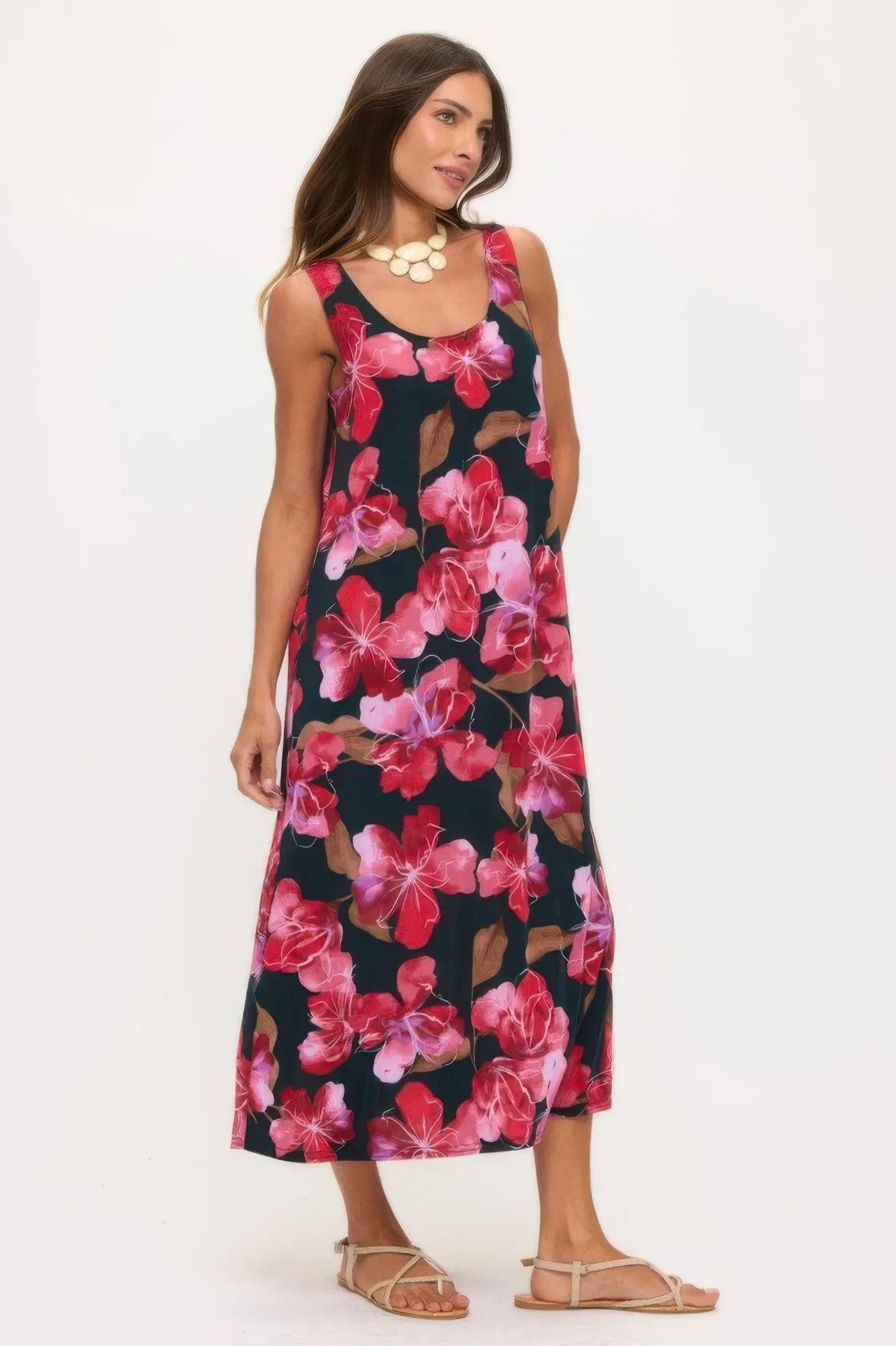 Print Bns Tank Long Dress Secondary image