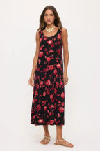 Print Bns Tank Long Dress | Mixtshop LLC