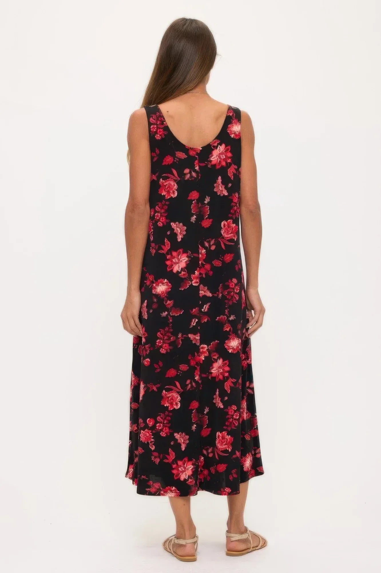 Print Bns Tank Long Dress | Mixtshop LLC