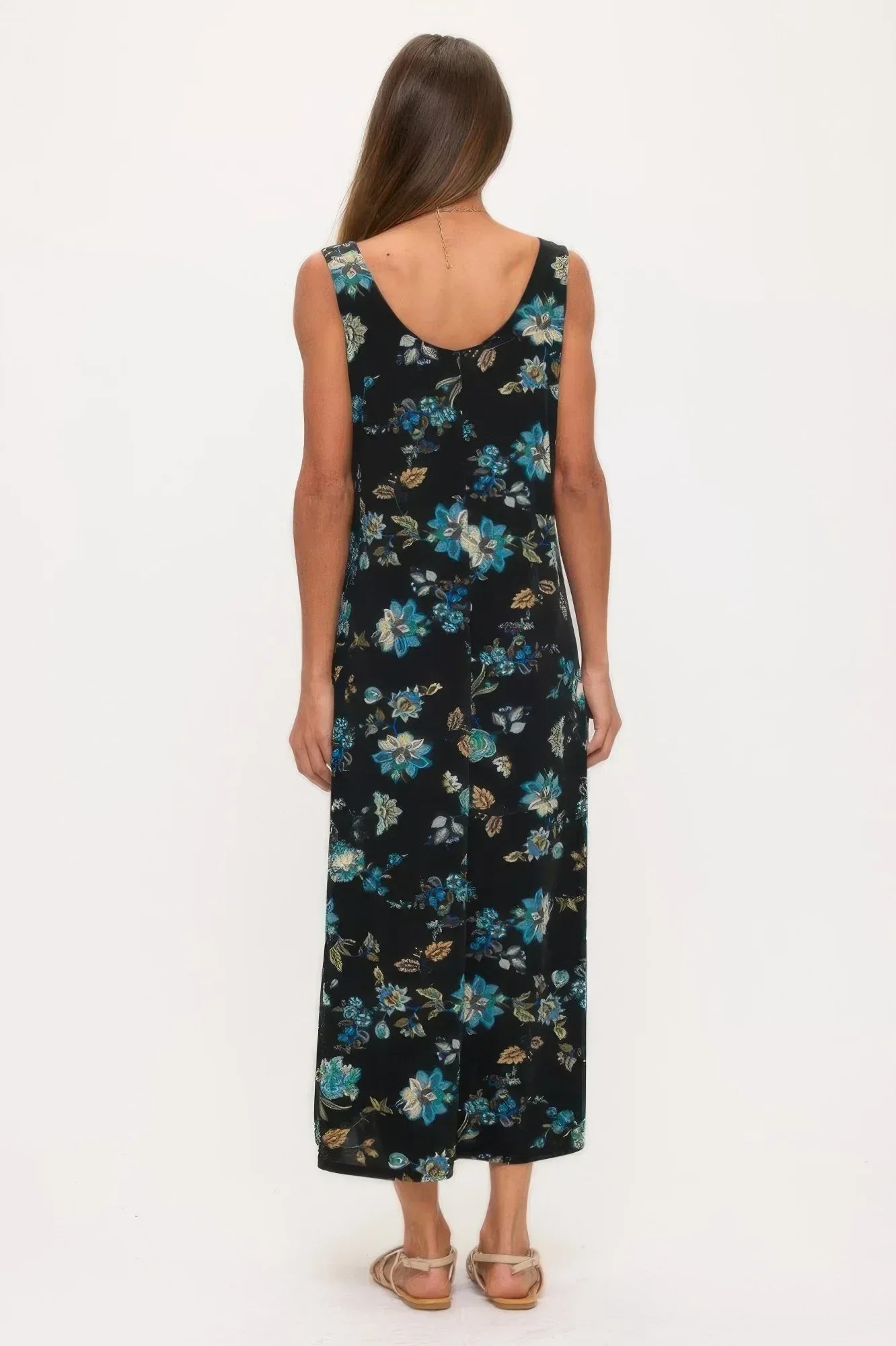 Print Bns Tank Long Dress | Mixtshop LLC