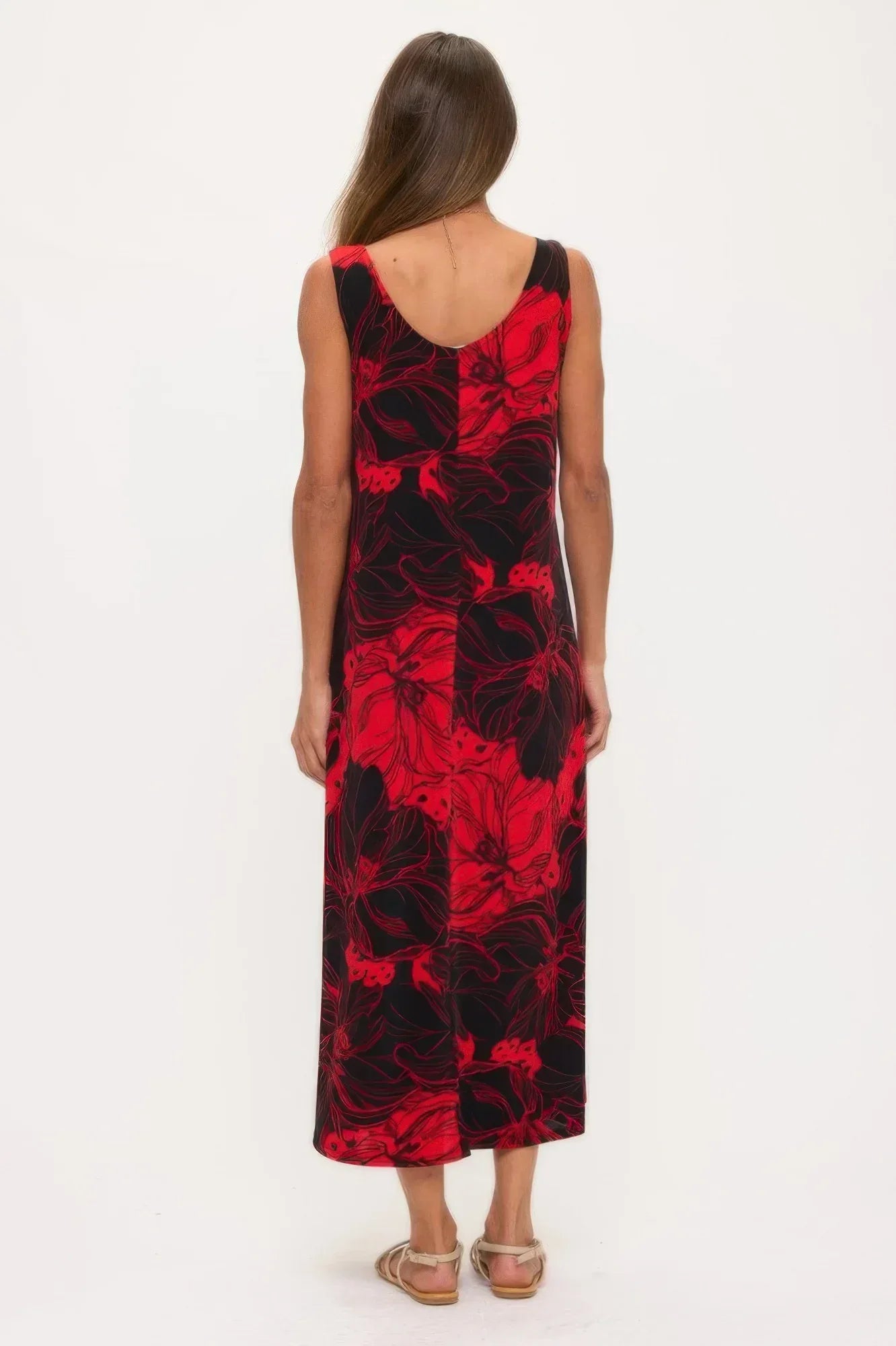 Print Bns Tank Long Dress | Mixtshop LLC