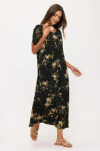 Print Bns Long Dress | Mixtshop LLC