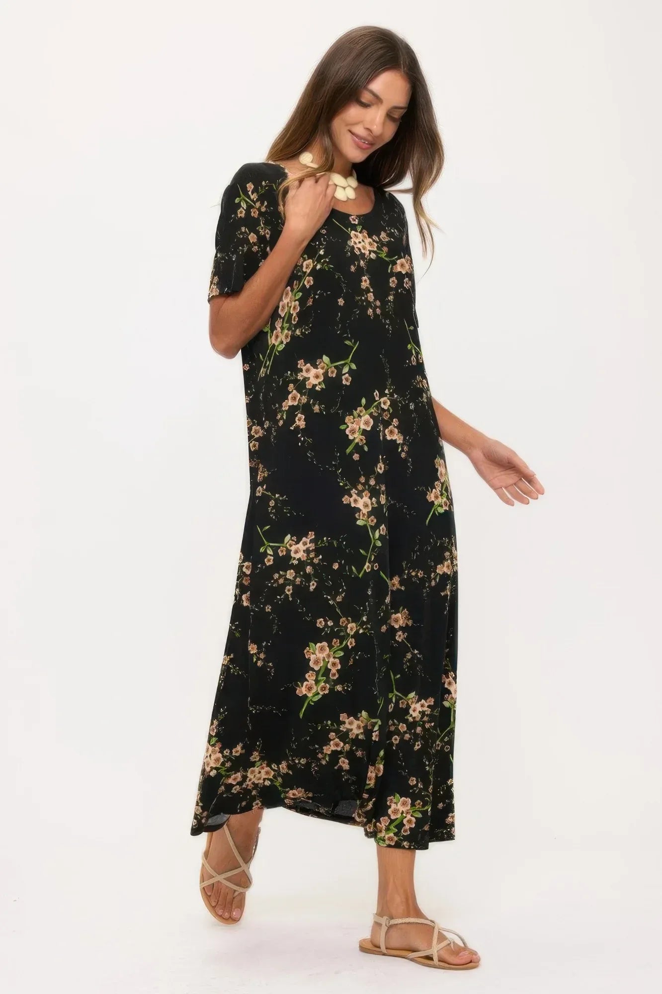 Print Bns Long Dress | Mixtshop LLC