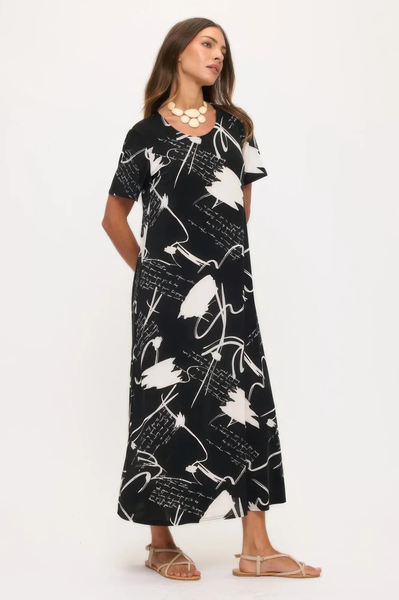 Print Bns Long Dress Secondary image