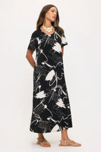 Print Bns Long Dress | Mixtshop LLC