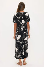 Print Bns Long Dress | Mixtshop LLC
