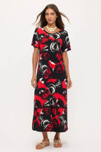 Print Bns Long Dress | Mixtshop LLC