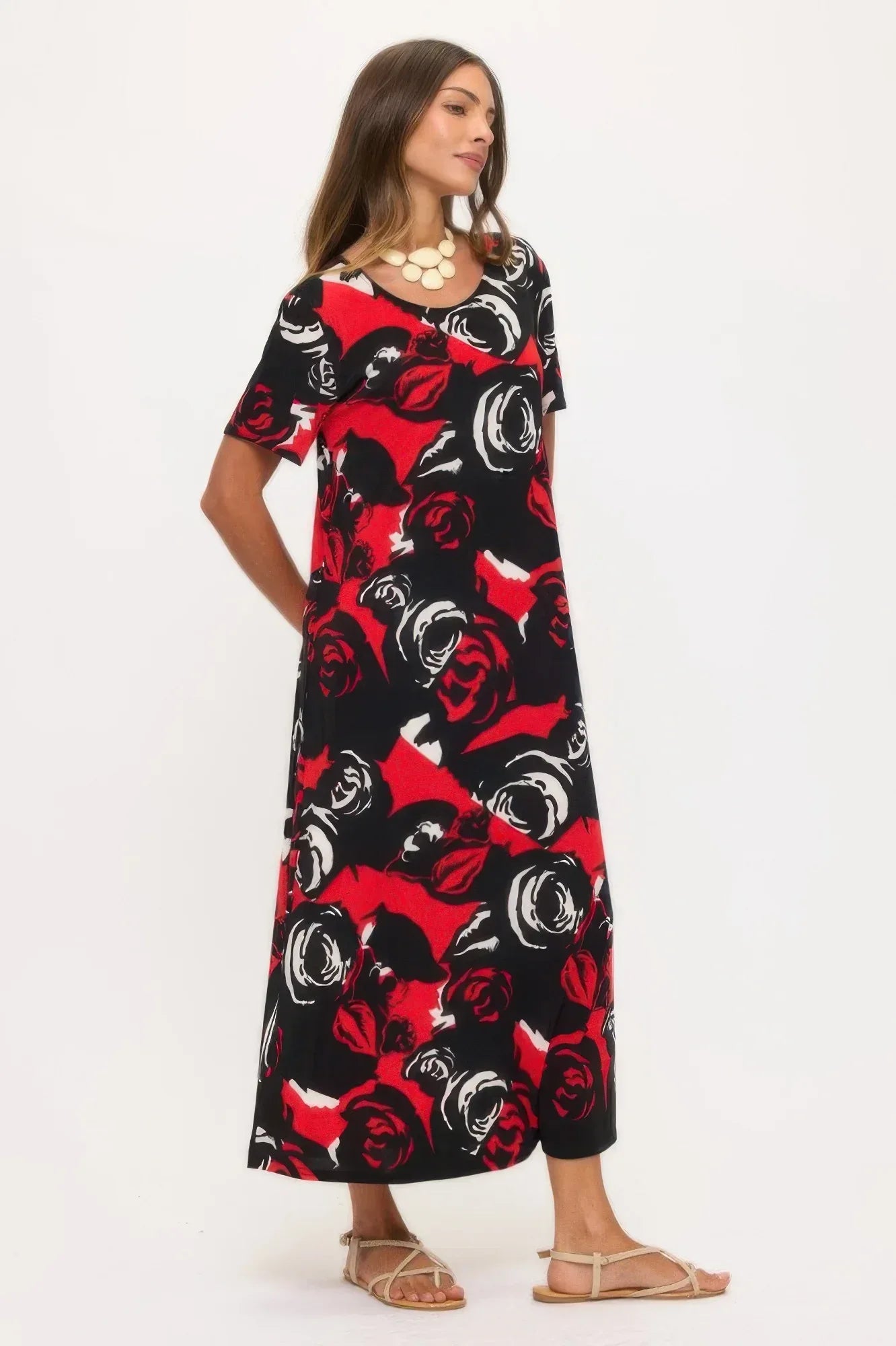 Print Bns Long Dress | Mixtshop LLC
