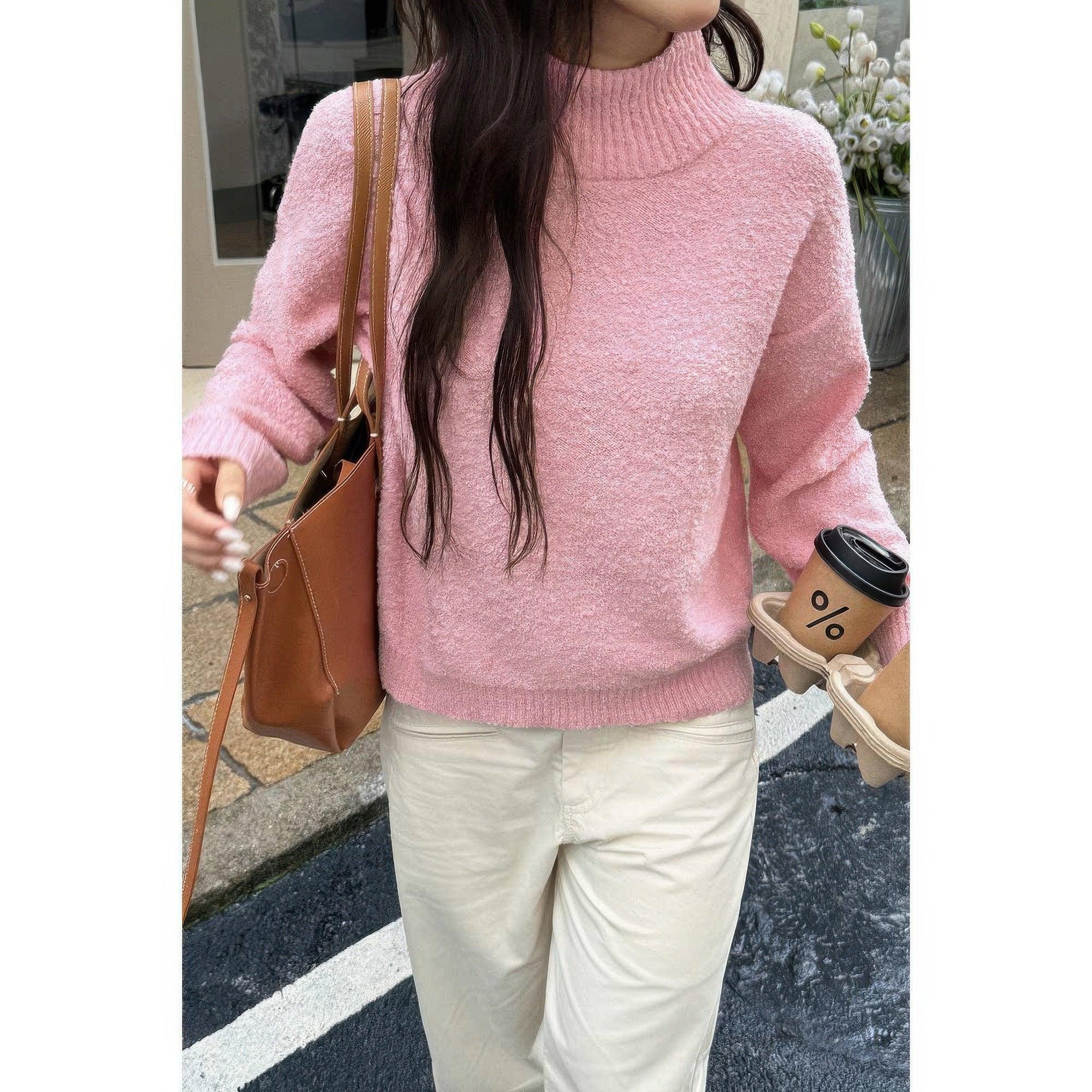 Soft Knit Roll Neck Long Sleeves Sweater Secondary image