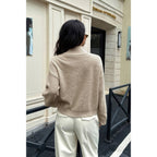 Soft Knit Roll Neck Long Sleeves Sweater | Mixtshop LLC