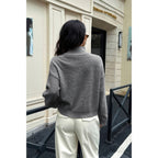 Soft Knit Roll Neck Long Sleeves Sweater | Mixtshop LLC