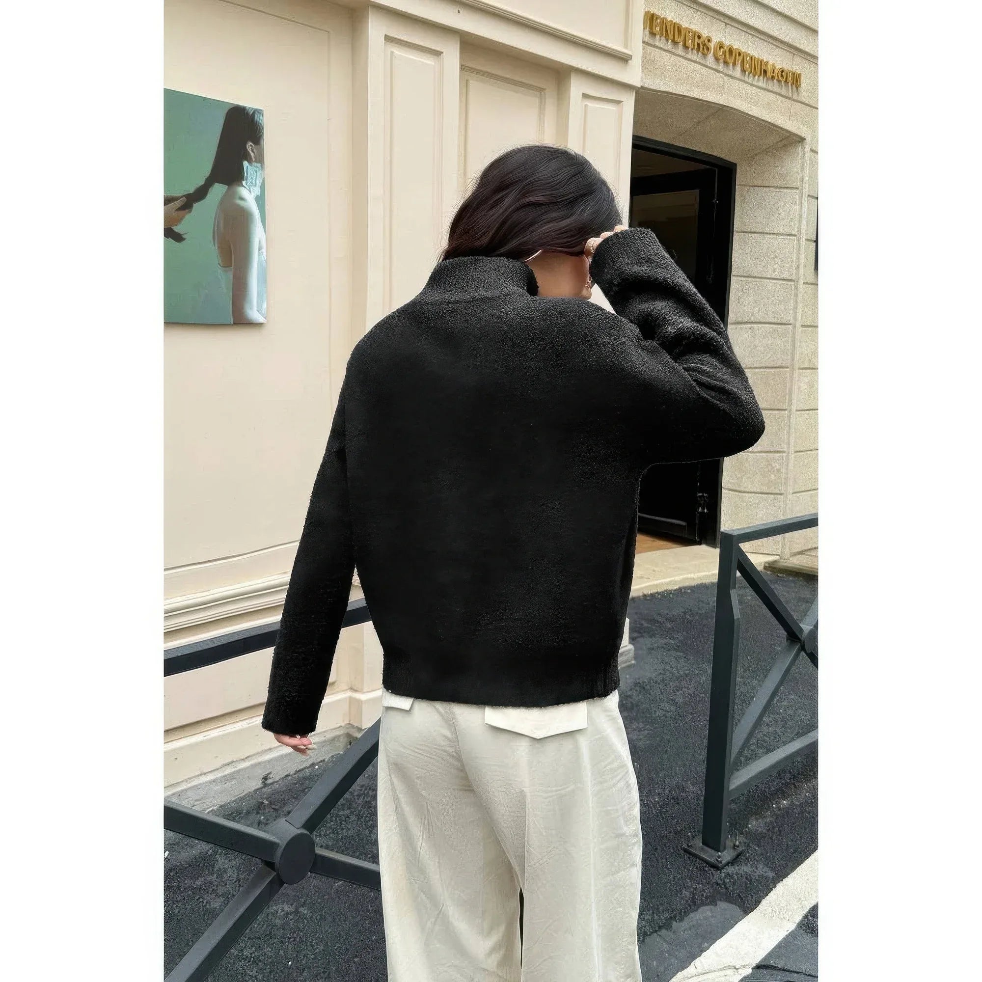 Soft Knit Roll Neck Long Sleeves Sweater | Mixtshop LLC