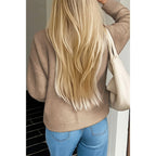 Knit Solid V Neck Button Pockets Sweater | Mixtshop LLC