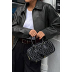 Solid Long Sleeve Short Lapel Zipper Jacket | Mixtshop LLC