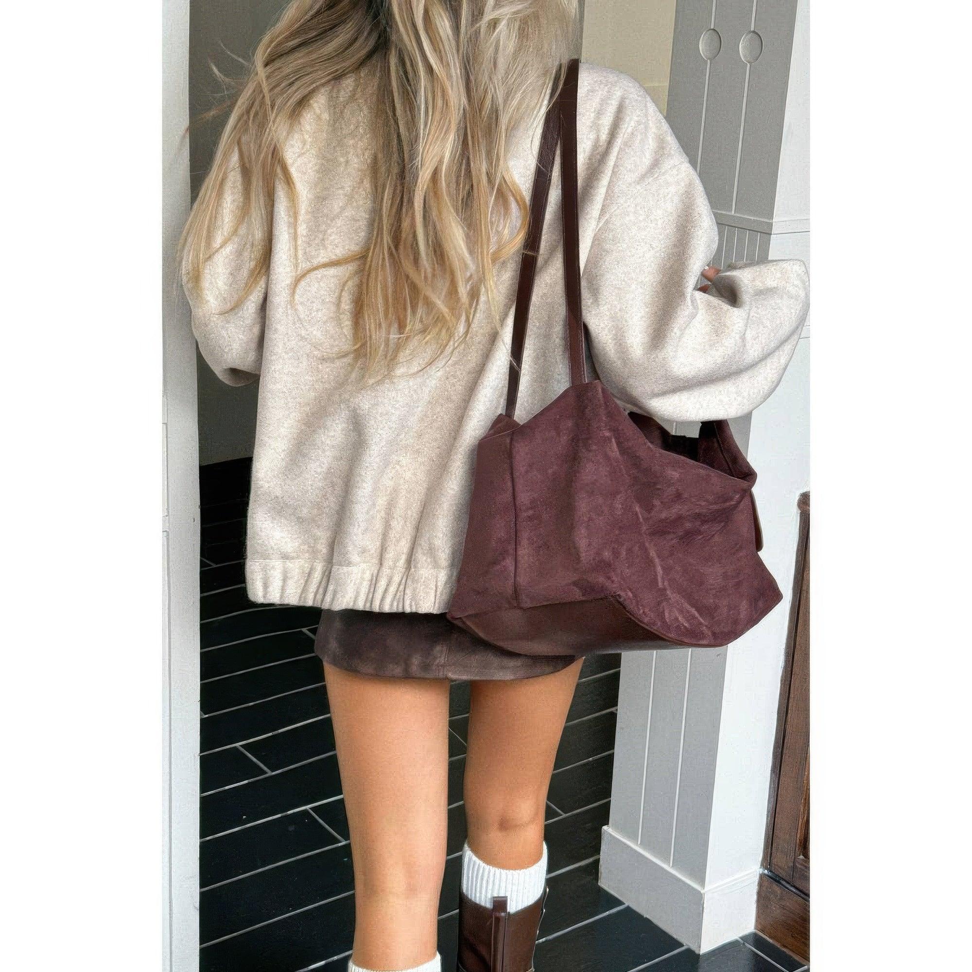 Solid Pockets Brushed Bomber Jacket | Mixtshop LLC